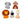 Load image into Gallery viewer, 5 Animals Set / TSET1059