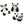Load image into Gallery viewer, 3 Pandas Set / TSET1090