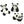 Load image into Gallery viewer, 3 Pandas Set / TSET1090
